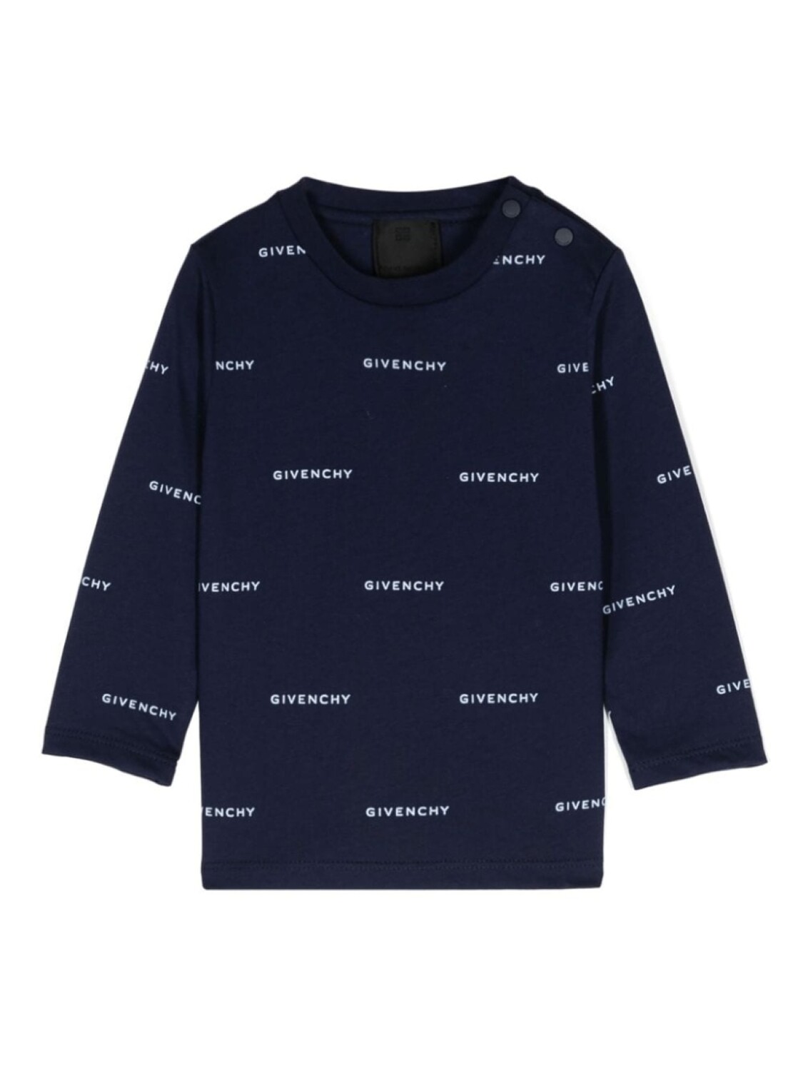 

Givenchy Kids футболка с логотипом, синий