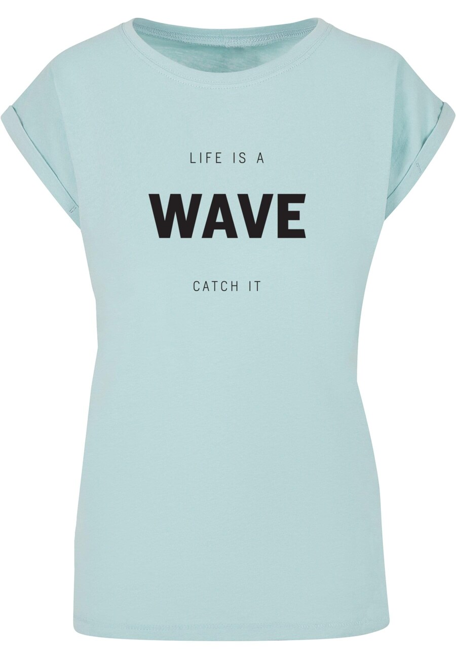 

Рубашка Merchcode Summer - Life is a wave, пастельный синий