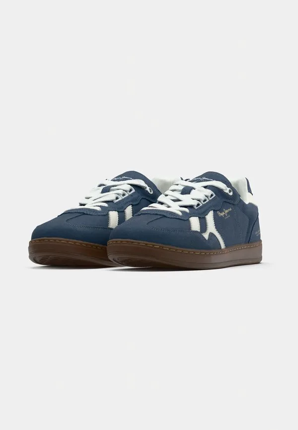 Кроссовки в стиле ретро с мячом Pepe Jeans, Naval Blue — фото 3