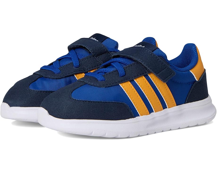 

Кроссовки adidas Kids Run 70s 2.0 Elastic Lace & Strap Shoes, цвет Collegiate Royal/Collegiate Gold/Collegiate Navy
