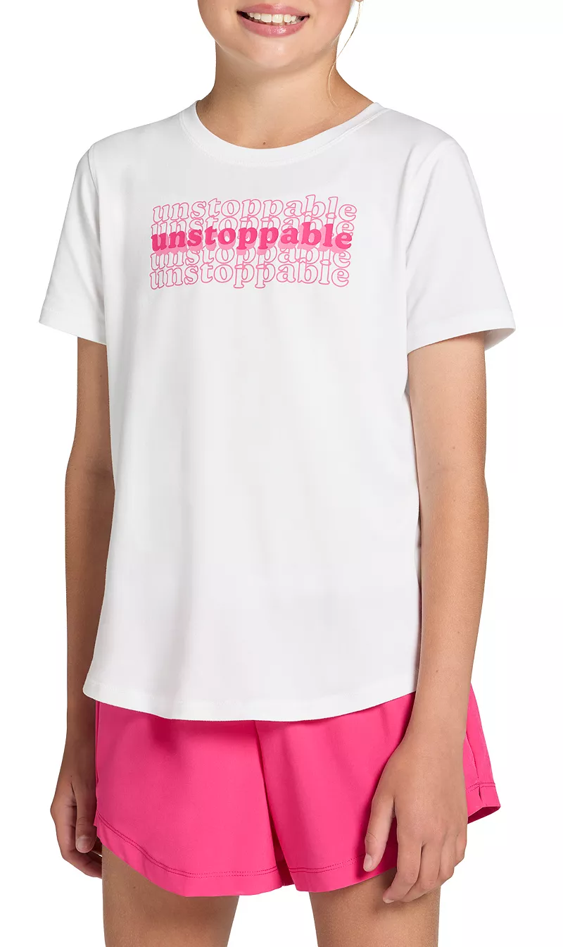 

Футболка DSG Girls' Movement, цвет White Unstoppable