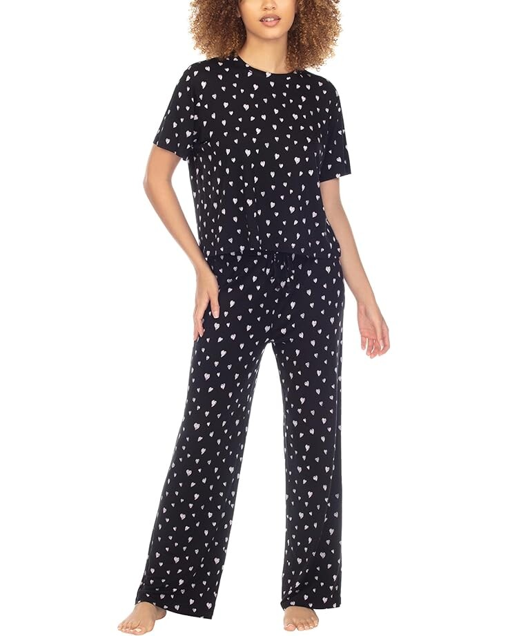 

Пижама Honeydew Intimates All American Jersey, цвет Black Hearts