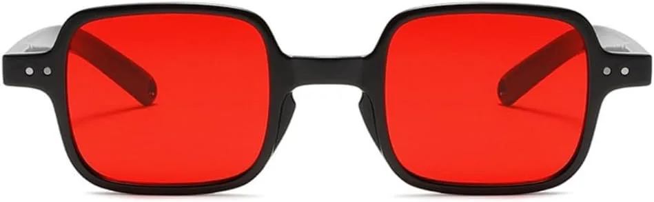 

Винтажные солнцезащитные очки для мужчин и женщин в стиле ретро с синими линзами и защитой от УФ-излучения UV400, классические черные модные женские TYUVIVO, C3