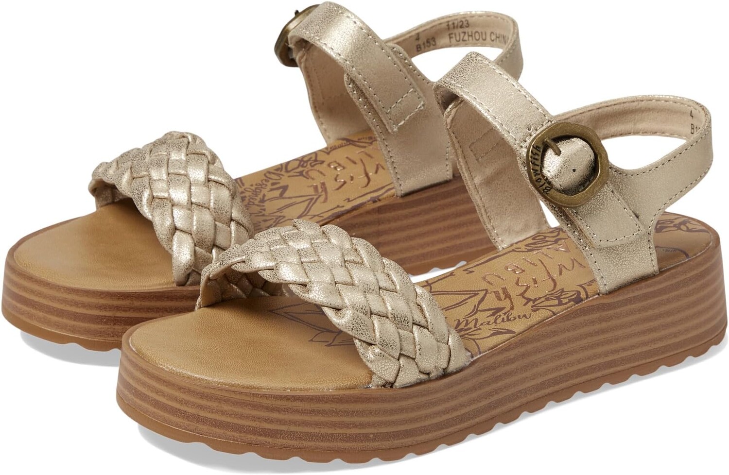 

Сандалии Blowfish Malibu Jasmine-K, цвет Karat Gold