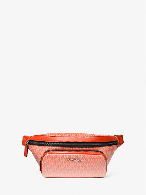

Маленькая сумка-слинг Cooper с фирменным логотипом и эффектом омбре Michael Kors, красный