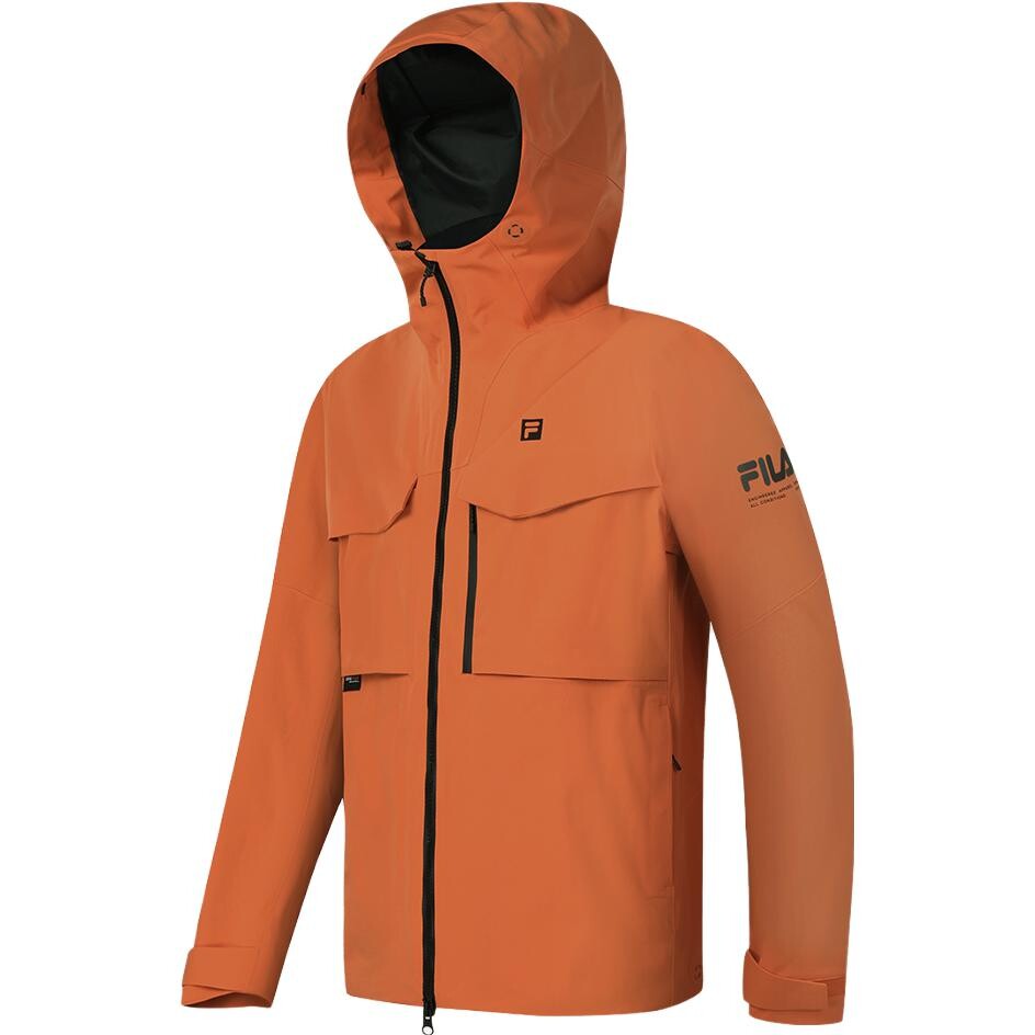 

Пуховик мужской Sunset Orange Fila, оранжевый