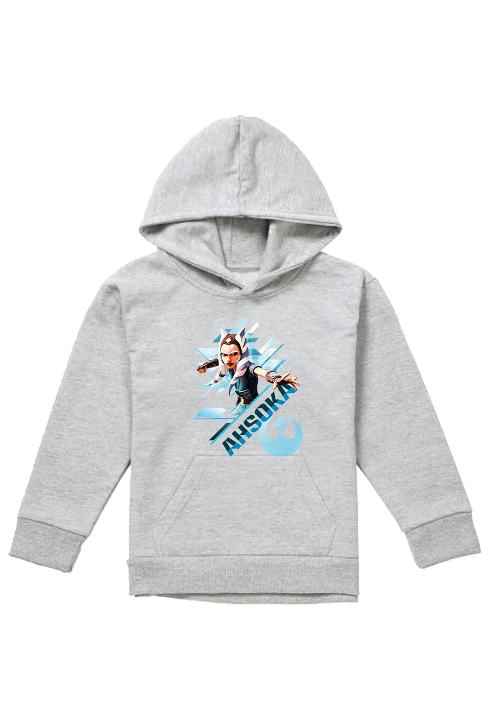 Худи детское Star Wars Ahsoka Stance Disney, серый
