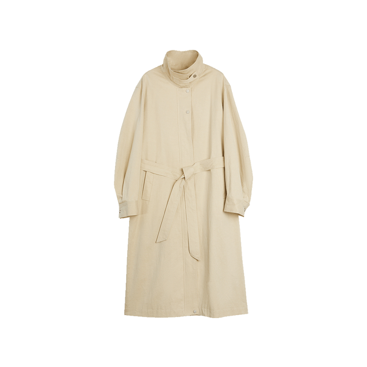 

ELLE Тренч для женщин, Khaki, воротник стойка, умеренный