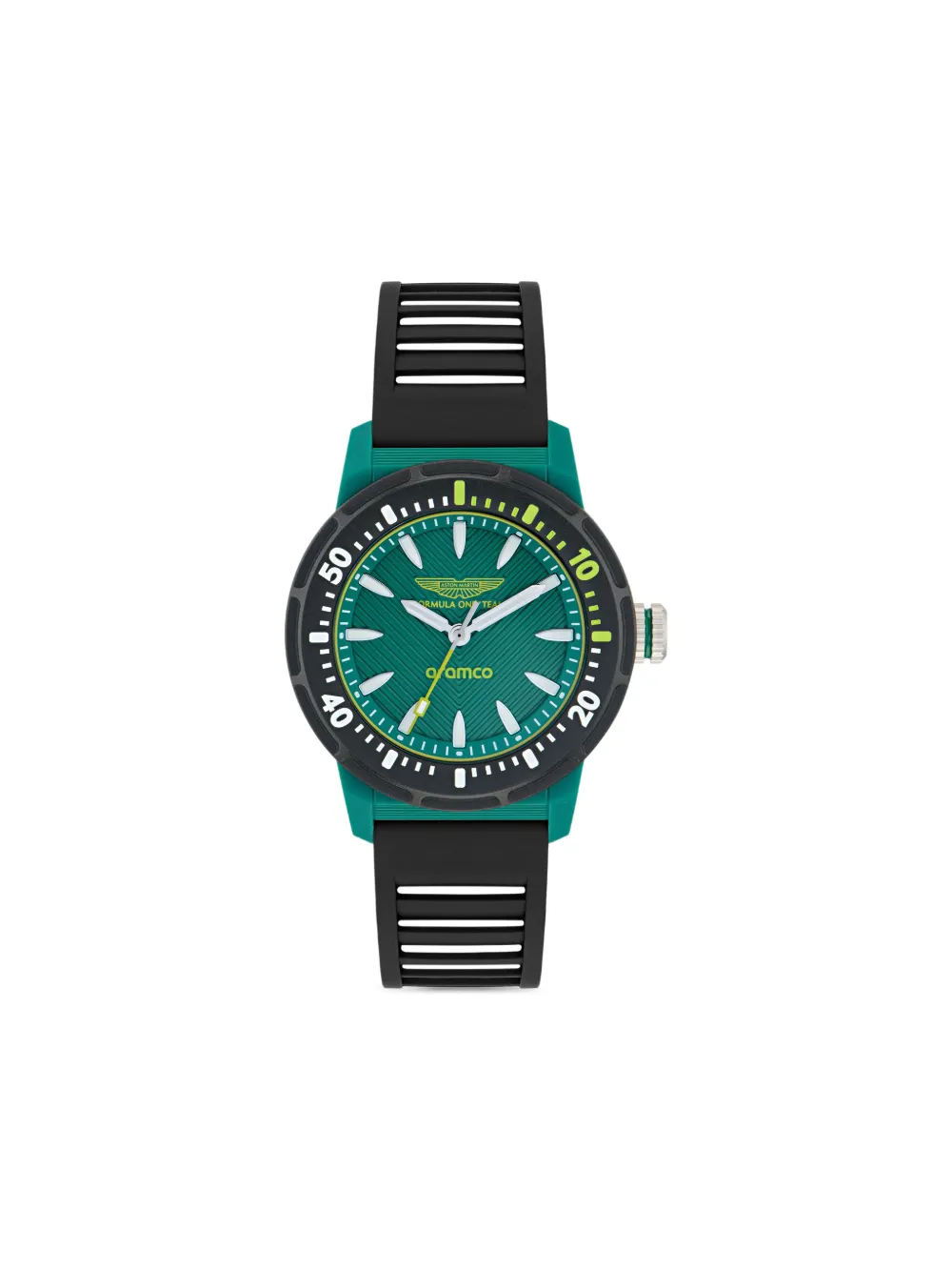 

Наручные часы Green Plastic 40 мм Aston Martin Watches, зеленый