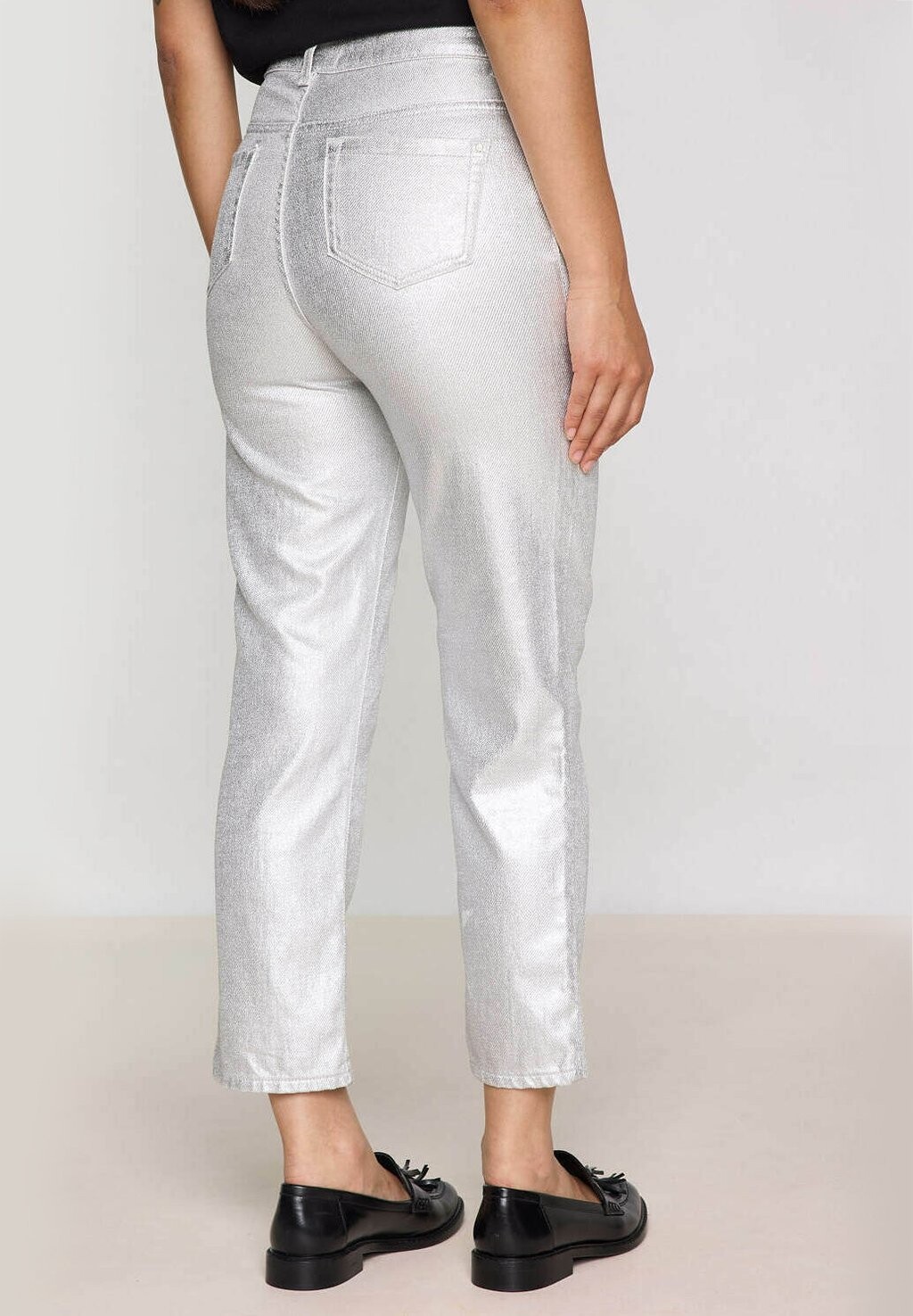 

Брюки LOUISY CROPPED FOIL Maison 123, серый