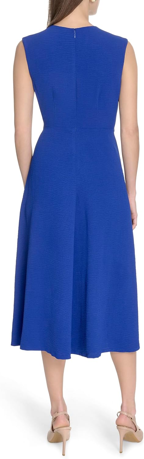 Легкое женское вечернее платье Calvin Klein, Ultramarine — фото 4