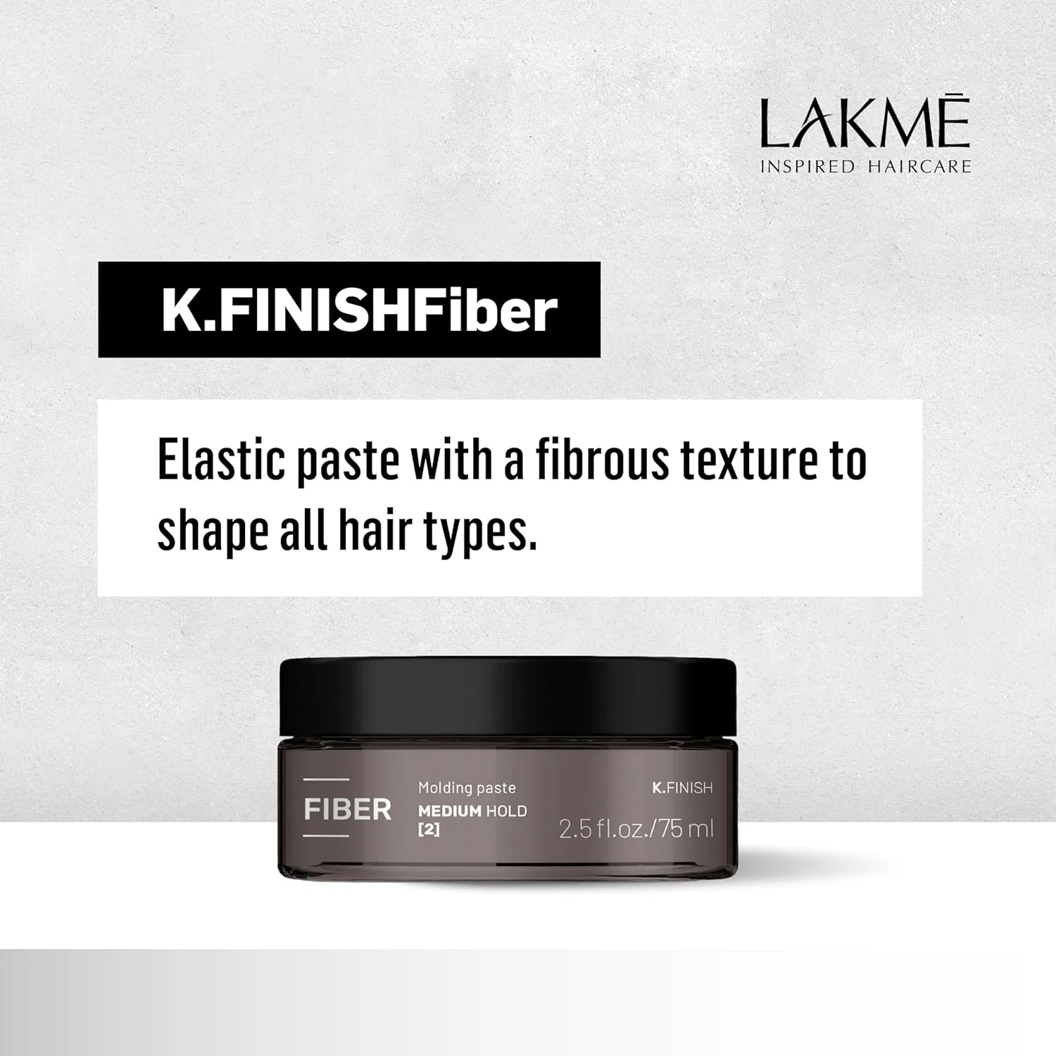 Эластичная паста для укладки волос «K. Finish Fibre» от Lakme Lakmé — фото 2