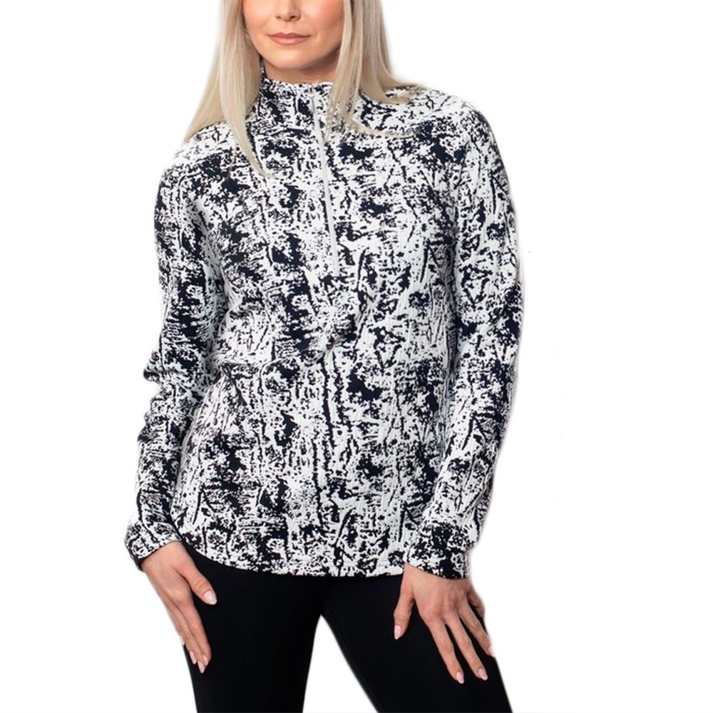 

Куртка-поло Sno Skins Sport Jacquard с молнией на четверть длины (женская), Cracked Ice