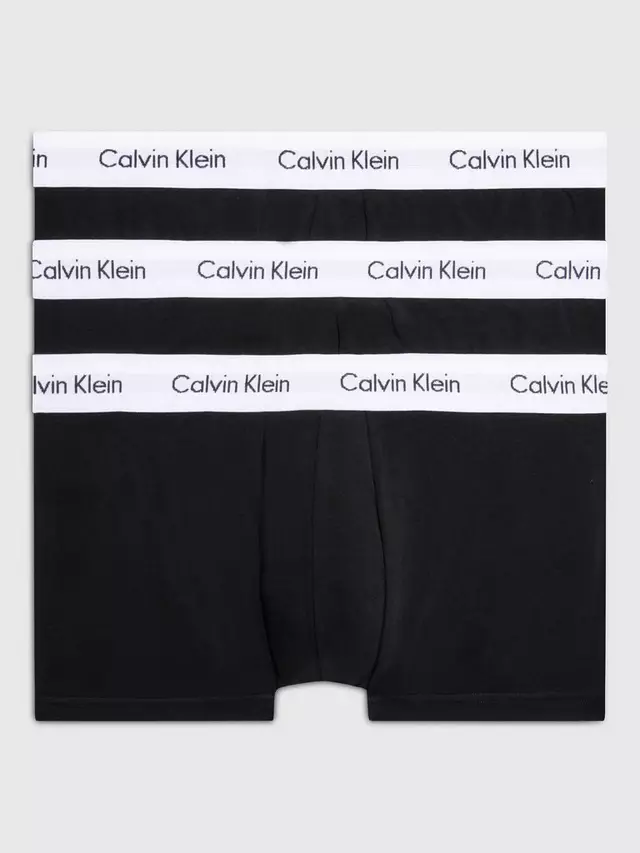 

Трусы Calvin Klein Low Rise Cotton Stretch 3 шт, черный