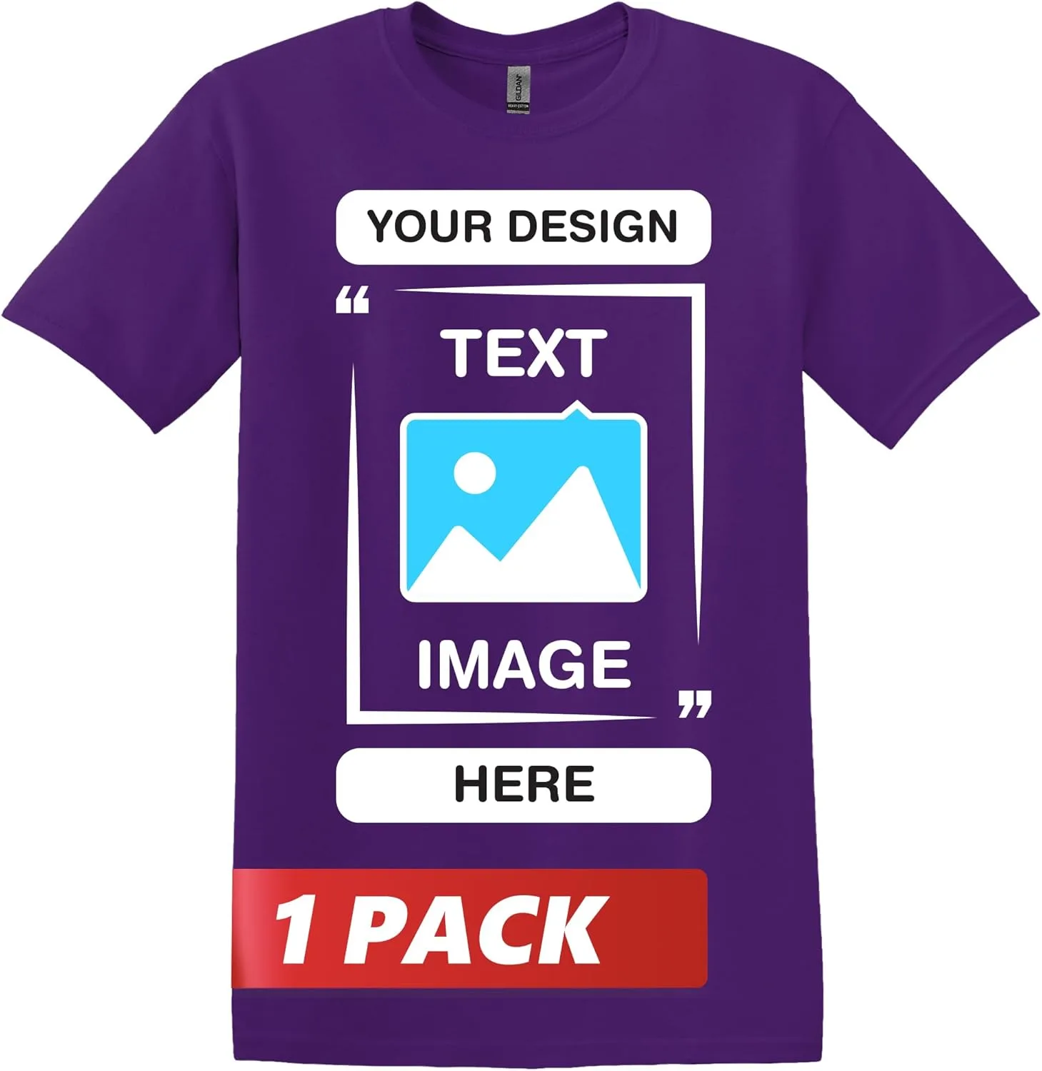 

Gildan Custom T-Shirts — персонализированная футболка Unisex Crewneck