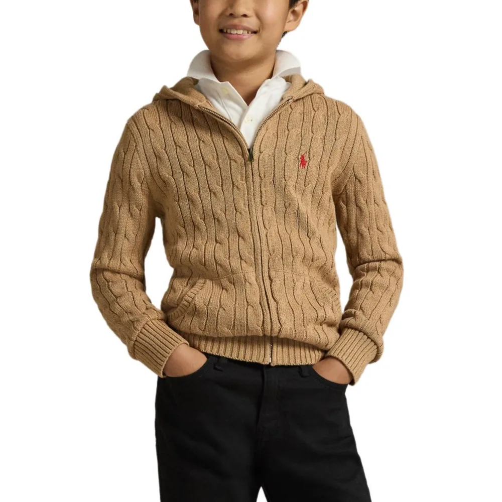 Polo Ralph Lauren Свитер Camel для подростков — фото 4