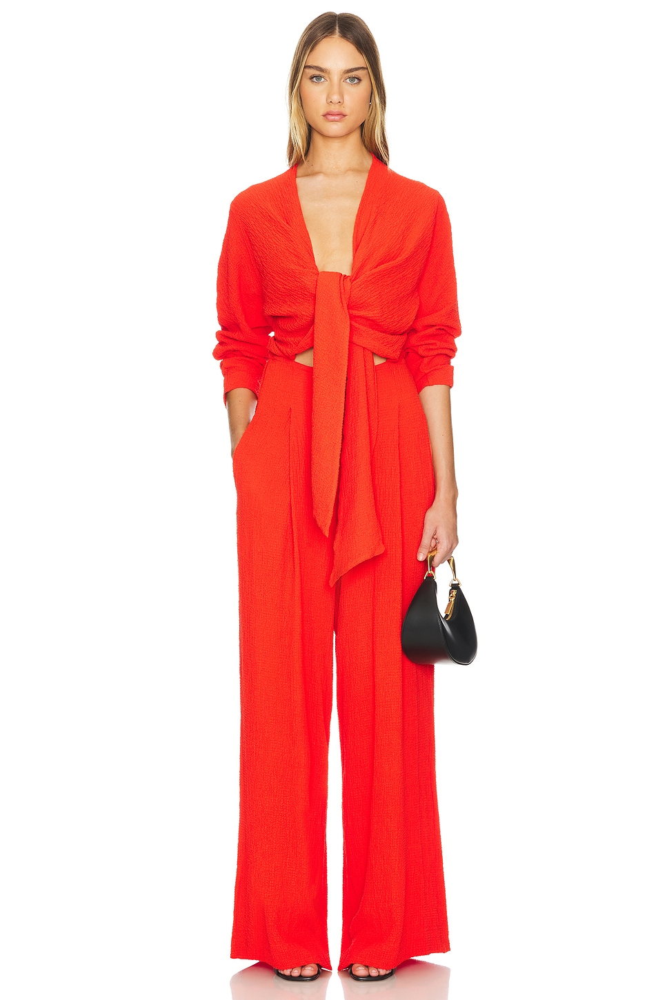 

Струящийся комбинезон forty Essentiel Antwerp, цвет chili pepper