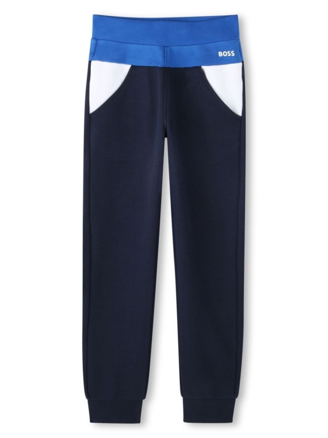 

BOSS Kidswear спортивные брюки с логотипом, синий