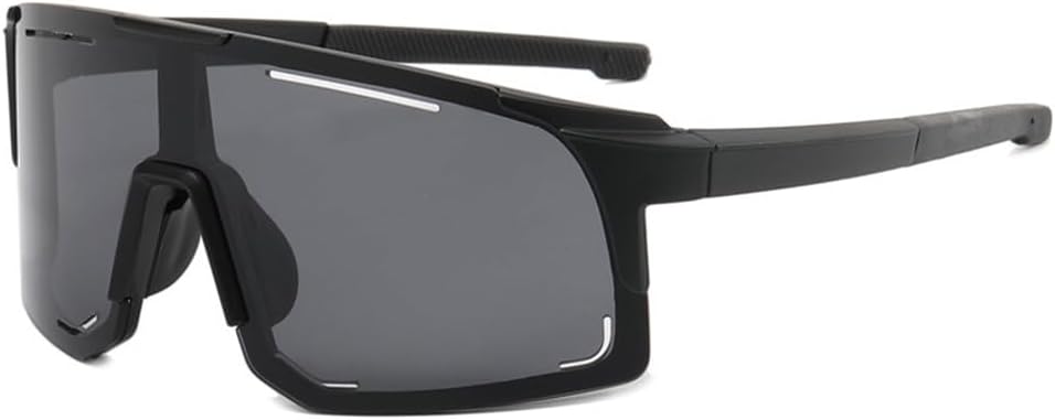 

Модные цельные солнцезащитные очки для мужчин и женщин в винтажном стиле, для активного отдыха, спорта, пляжа, серфинга, полуободковые очки, цветные, UV400 KTUCN, Black Grey