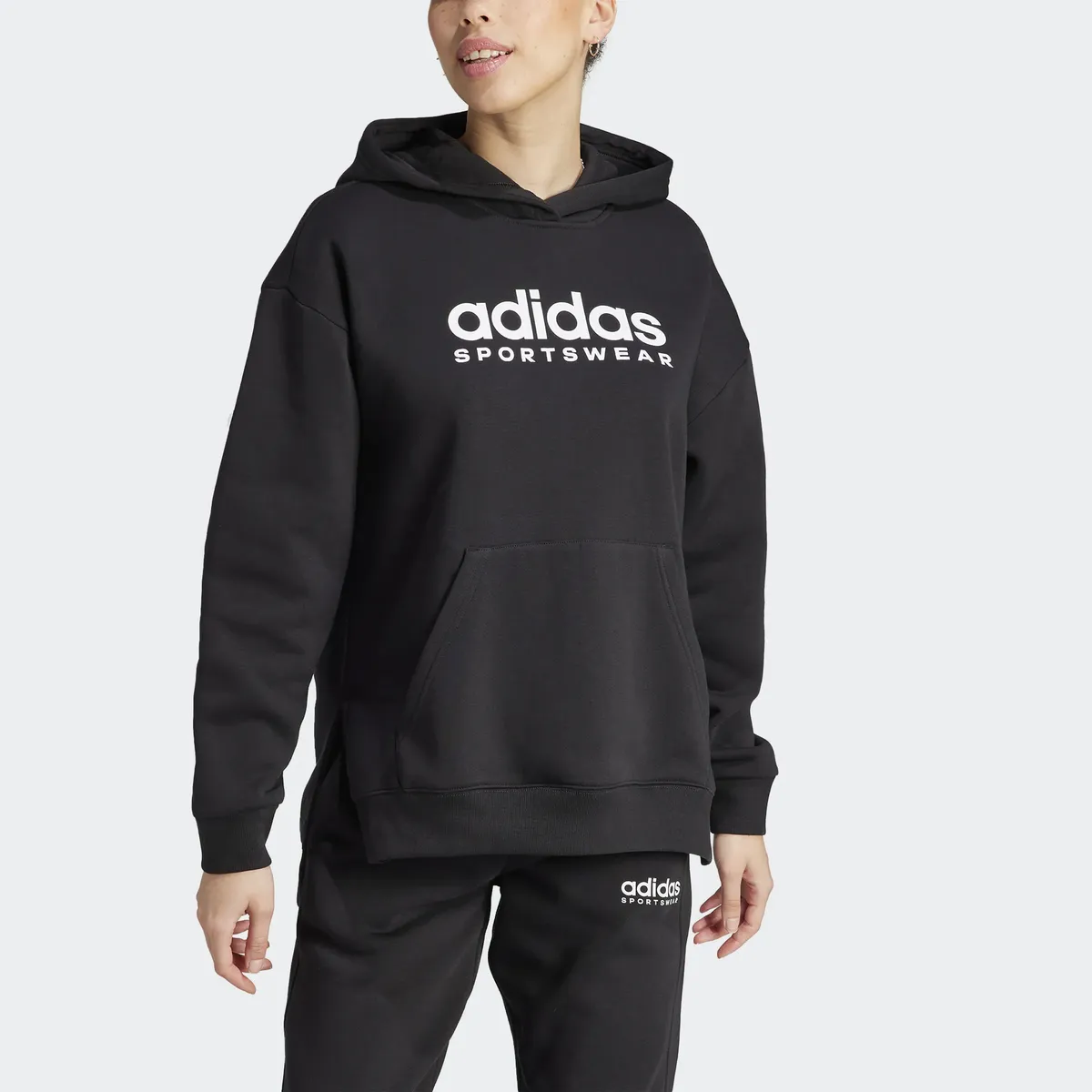 

Толстовка Adidas Sportswear с капюшоном "W ALL SZN G HD", черный