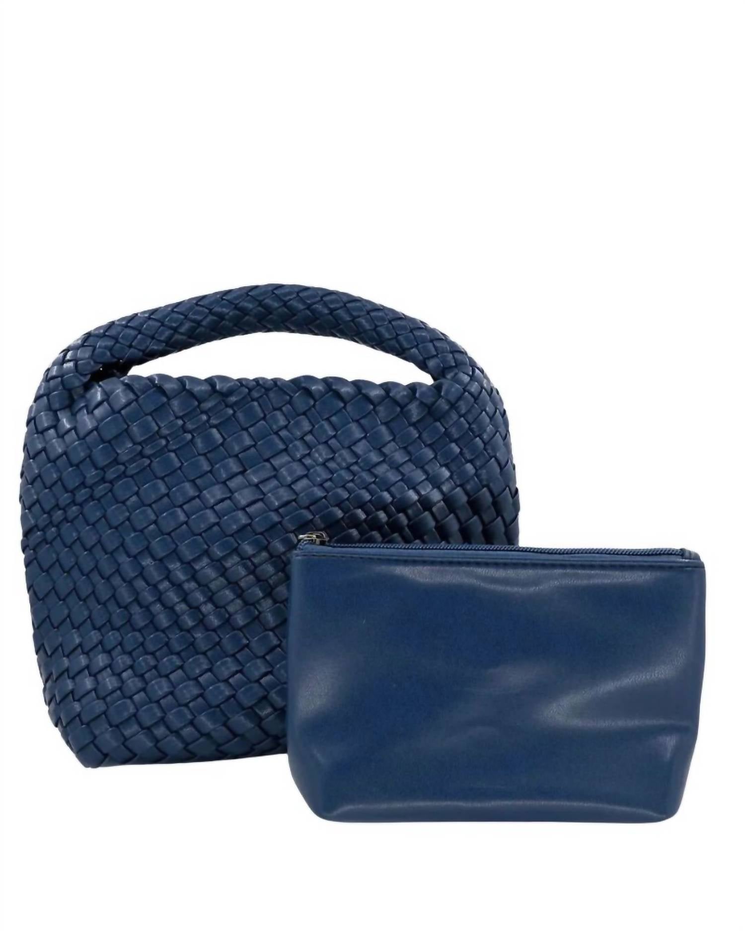

Женская мини-сумка хобо в кружевном стиле, цвет Navy BC Handbags
