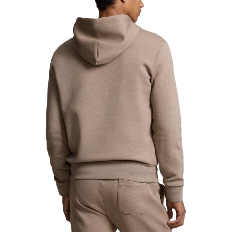 Толстовка Polo Ralph Lauren Double-Knit Full-Zip, темно-коричневый умбра — фото 4