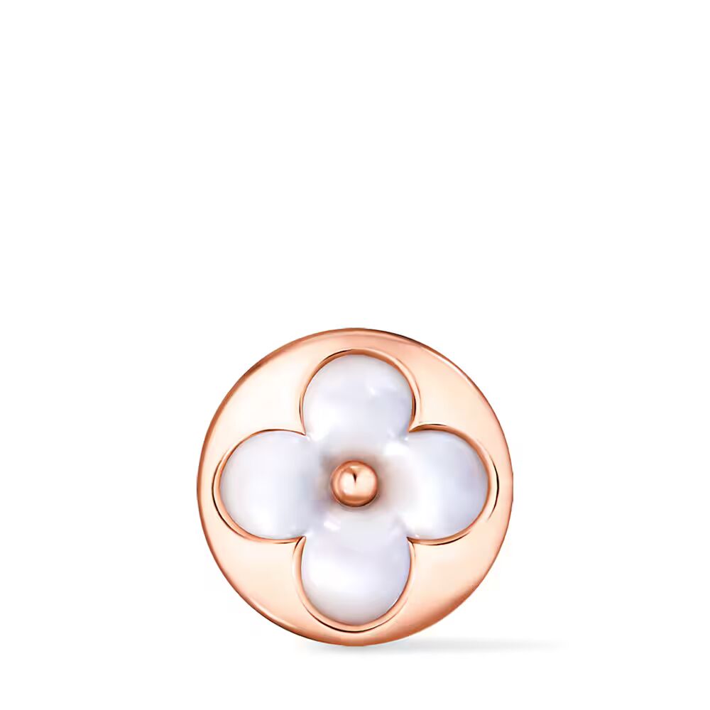 

Серьги-гвоздики Color Blossom Sun, розовое золото и белый перламутр, 1 шт. Louis Vuitton, розовый