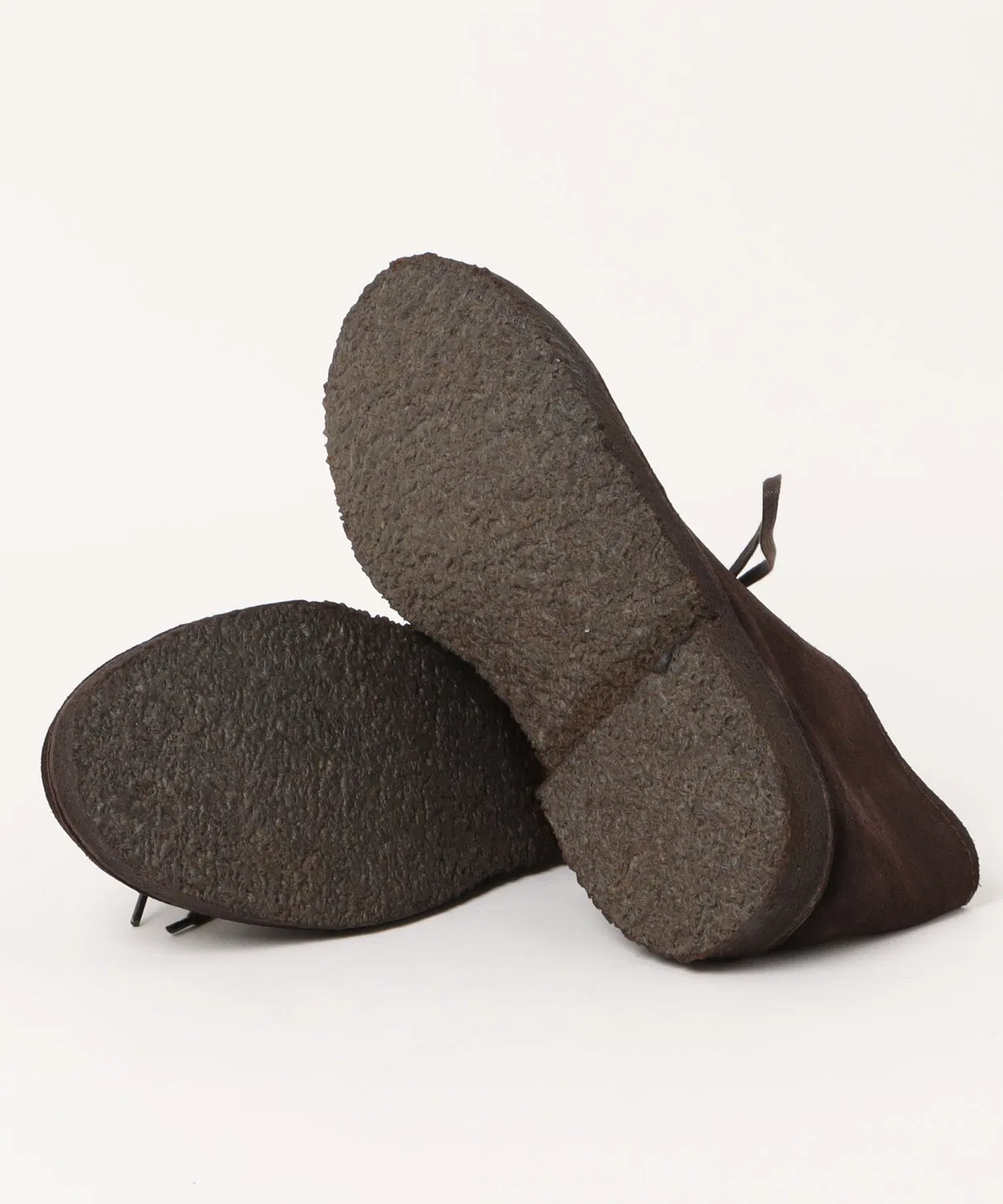 Ботинки Desert 300 бренда LLOYD FOOTWEAR SHOEMAKER из тёмно-коричневой замши на кремовой подошве — фото 3