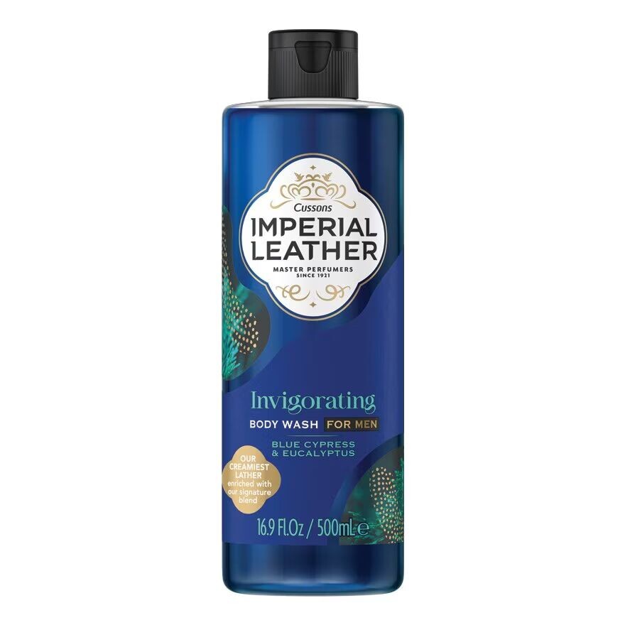 

PZ cussons Гель для душа Imperial Leather Бодрящий для мужчин 500 мл. เจลอาบน้ำ ผู้ชาย, Blue