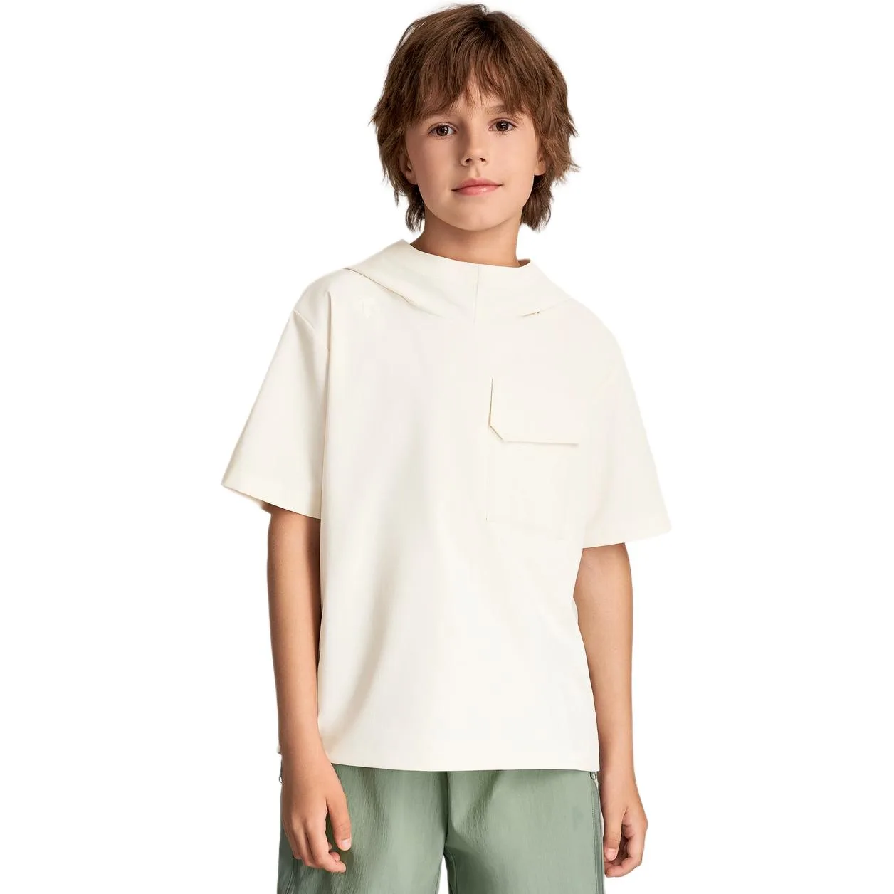 Детская спортивная футболка DESCENTE, CR-Cream