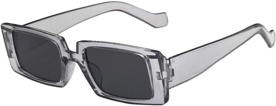 

Ретро узкие прямоугольные солнцезащитные очки для женщин и мужчин, винтажные прямоугольные модные женские квадратные солнцезащитные очки, защита от УФ-излучения UV400 generic, Cream Gray