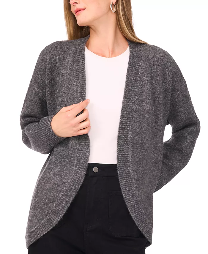 

Женский уютный кардиган с длинными рукавами Vince Camuto, серый
