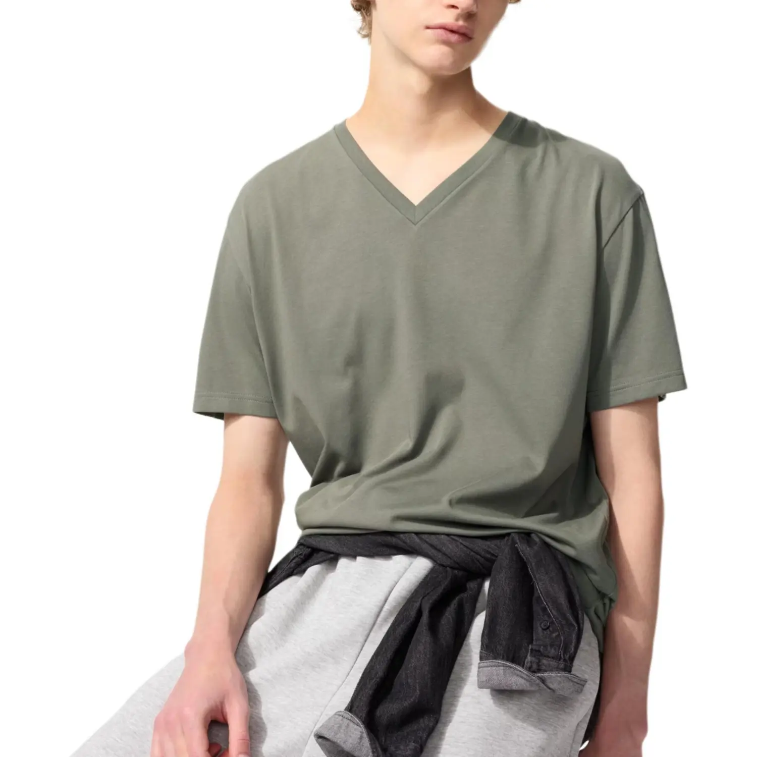 

UNIQLO Футболка Unisex Olive