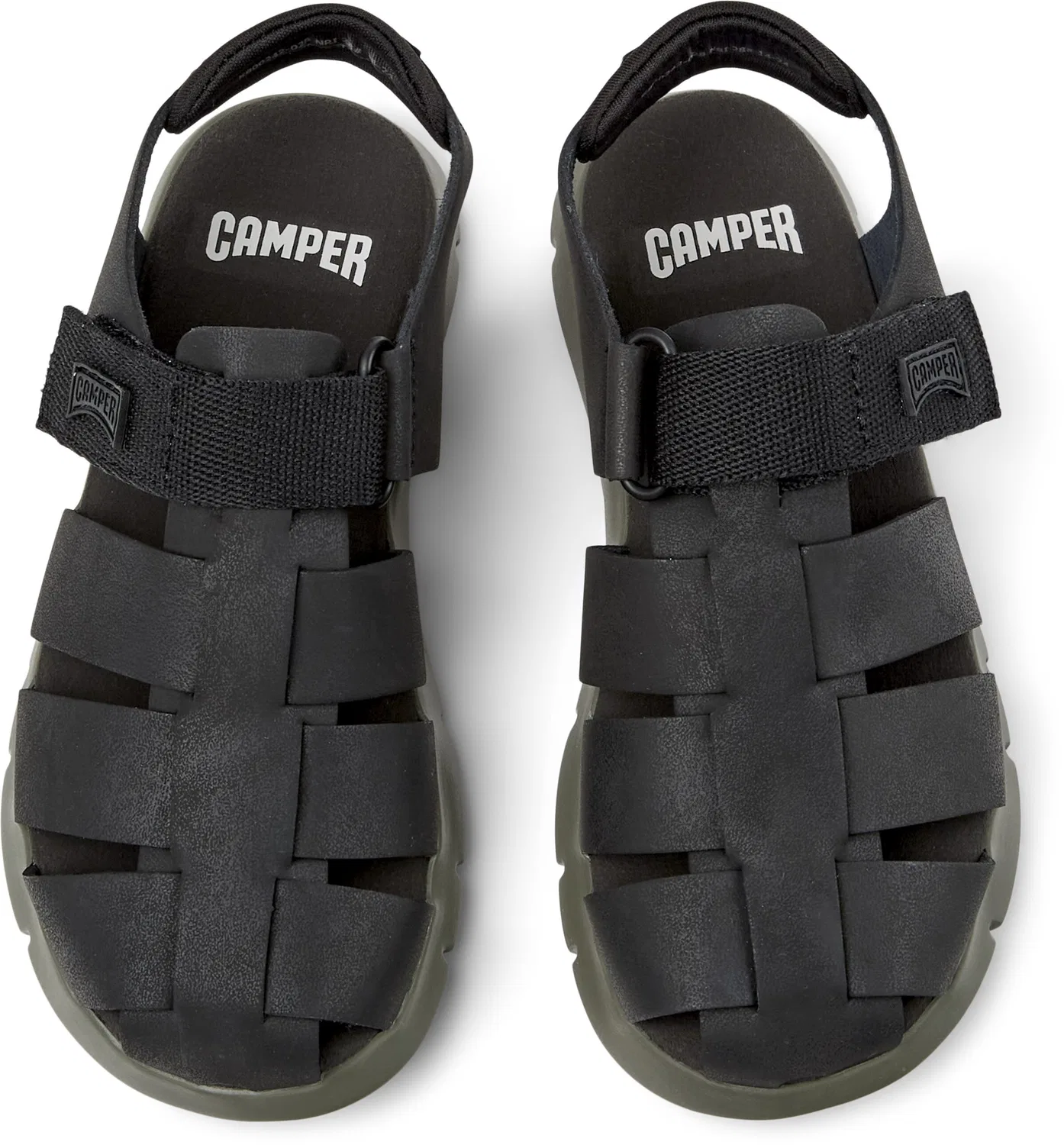 Сандалии Camper Oruga черного цвета — фото 3