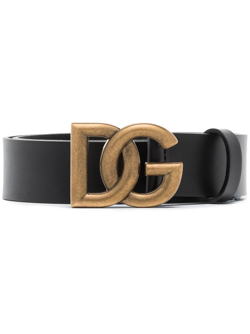 

Ремень с пряжкой-логотипом DG DOLCE & GABBANA, черный