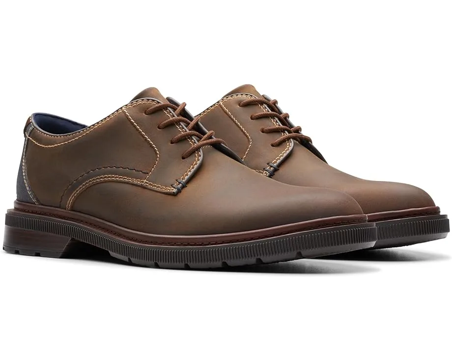 Оксфорды Clarks Burchill Derby, Beeswax Leather
