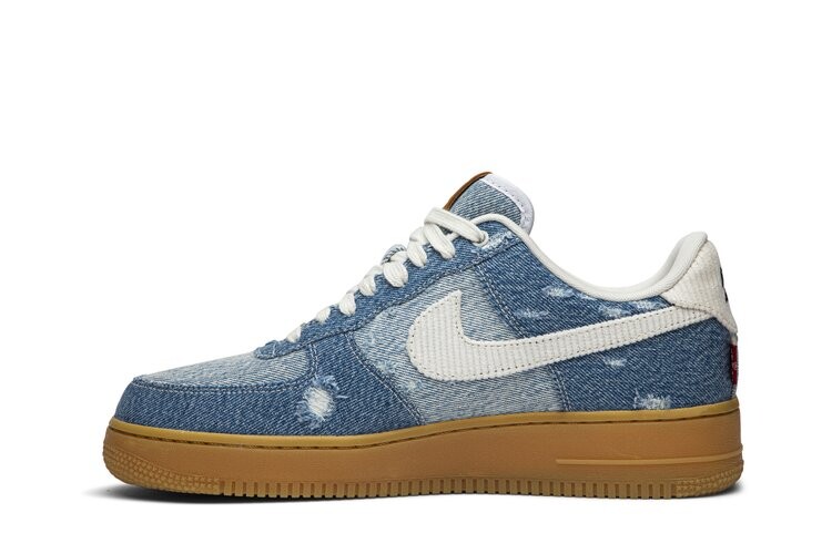 Кроссовки Nike Levi's x Air Force 1 Low 'Nike By You', разноцветный — фото 3