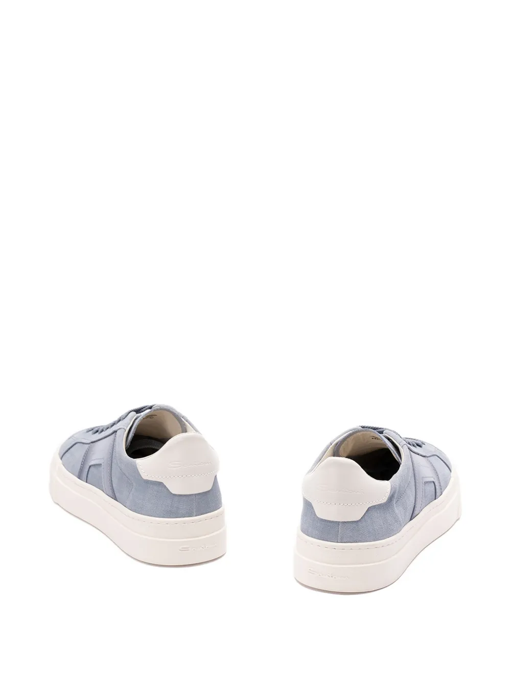 

Кроссовки на шнуровке Santoni, синий