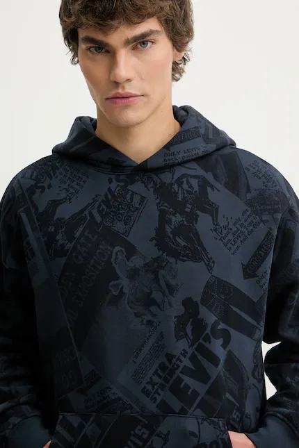 Худи SUNSET GRAPHIC HOODIE Levi's, синий — фото 4