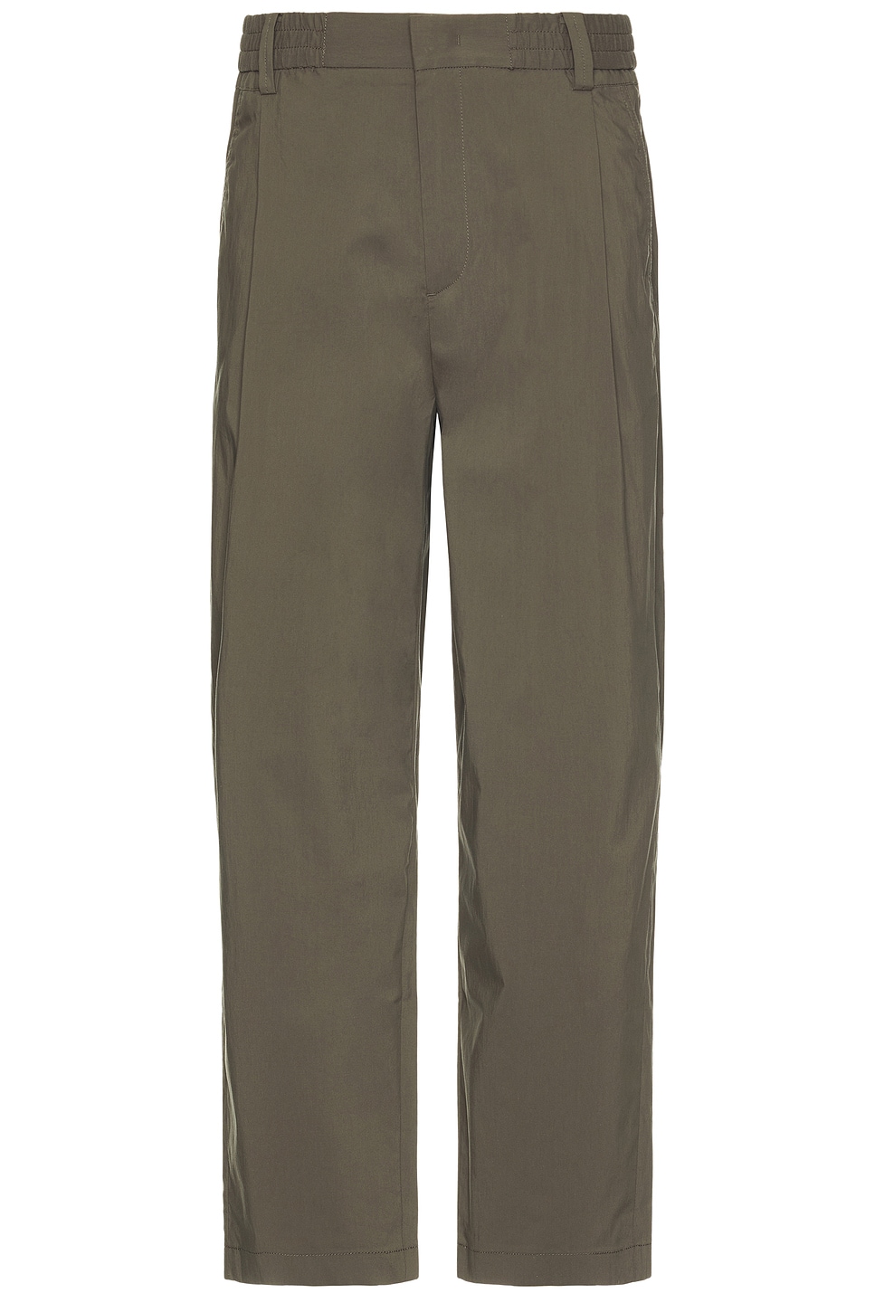 

Штаны из нейлона с плиссировкой Wao, khaki