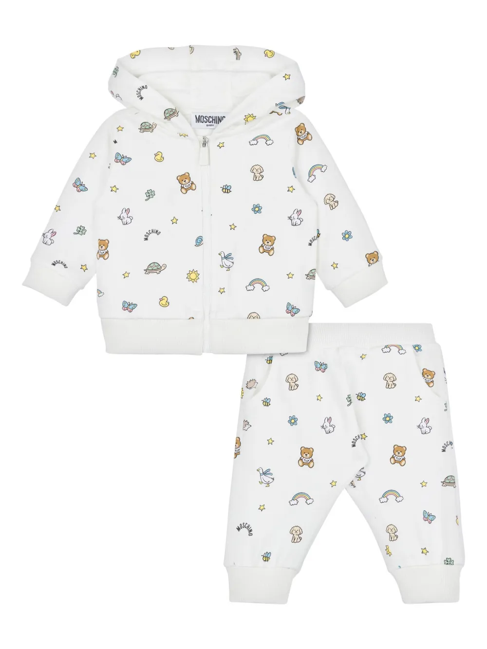 

Спортивный костюм Teddy Bear Moschino Kids, белый