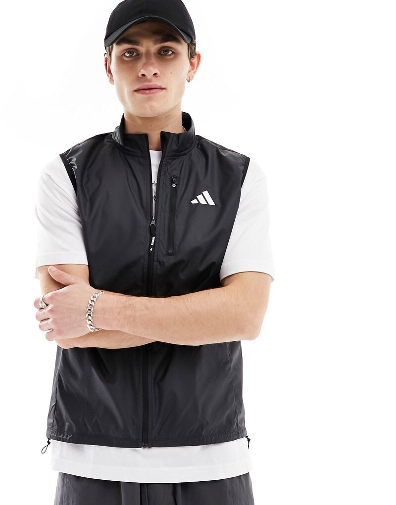 

Черный жилет adidas Running Own the Run adidas