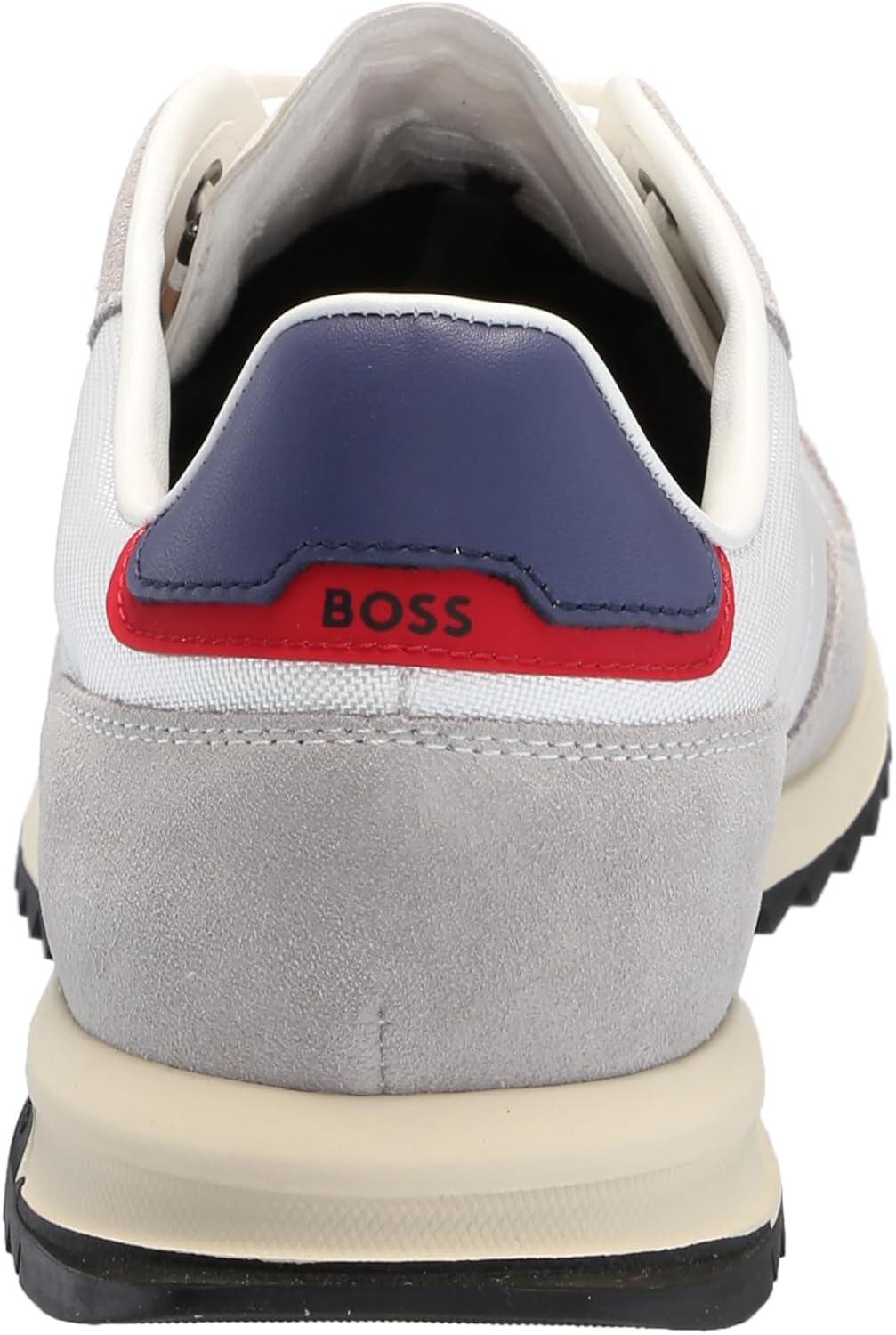BOSS мужские кроссовки Zayn Low Profile из двухцветной замши и кожи, Blue Raspberry — фото 3