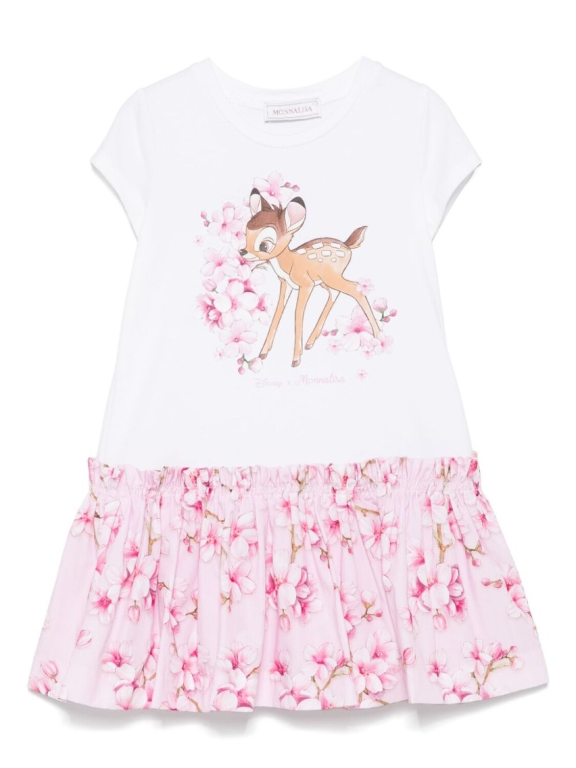 

Платье с принтом Bambi из коллаборации с Disney Monnalisa, белый