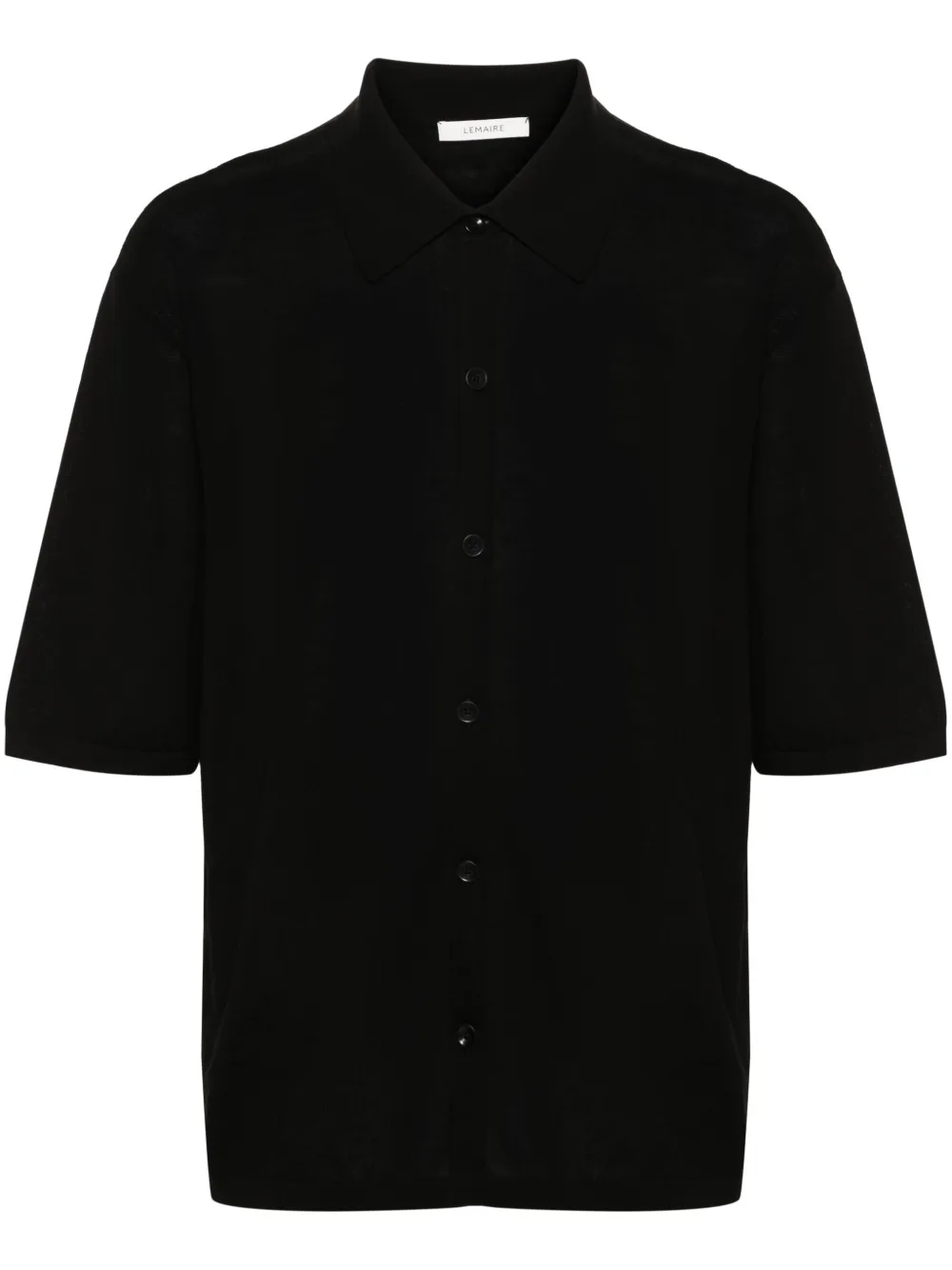 

Рубашка тонкой вязки LEMAIRE, черный