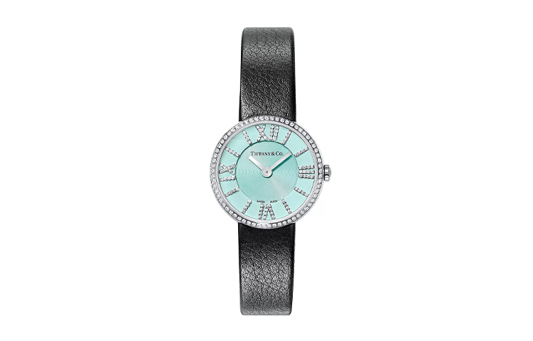

TIFFANY & CO. Часы Atlas® Series Wrist Watch Quartz Movement Cowhide Strap 24mm Blue Dial Women's Watch, Blue Dial