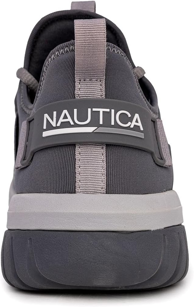 Мужские кроссовки Nautica: спортивные, удобные, повседневные обувь на шнуровке для ходьбы, серый — фото 3