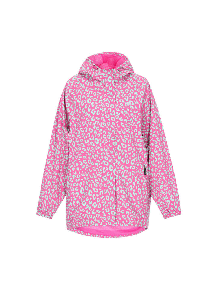 

Schmuddelwedda Женская куртка бирюзового цвета с леопардовым принтом