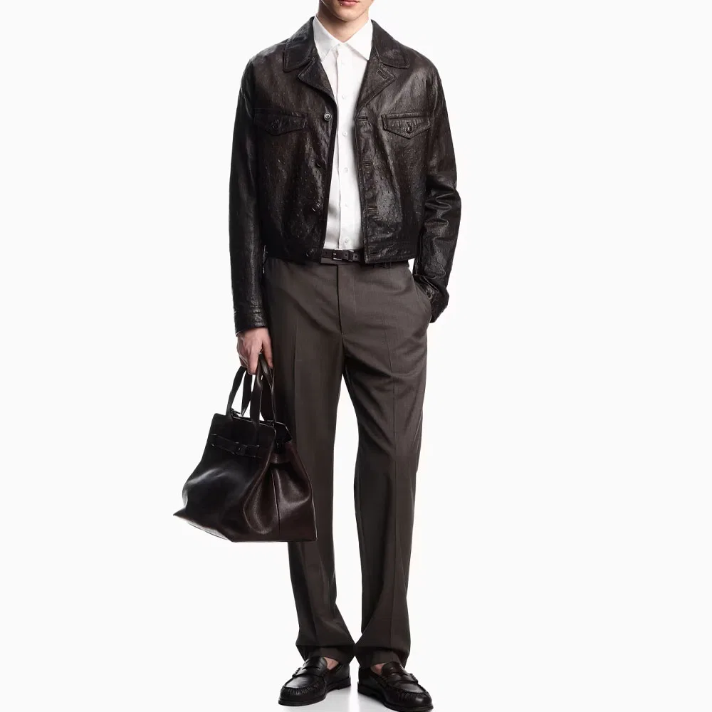 Рубашка мужская White Moderate EMPORIO ARMANI — фото 4
