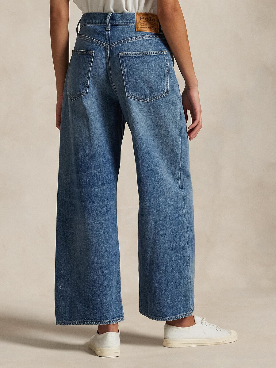 Джинсы с широкими штанинами Polo Ralph Lauren, Blue Denim — фото 3